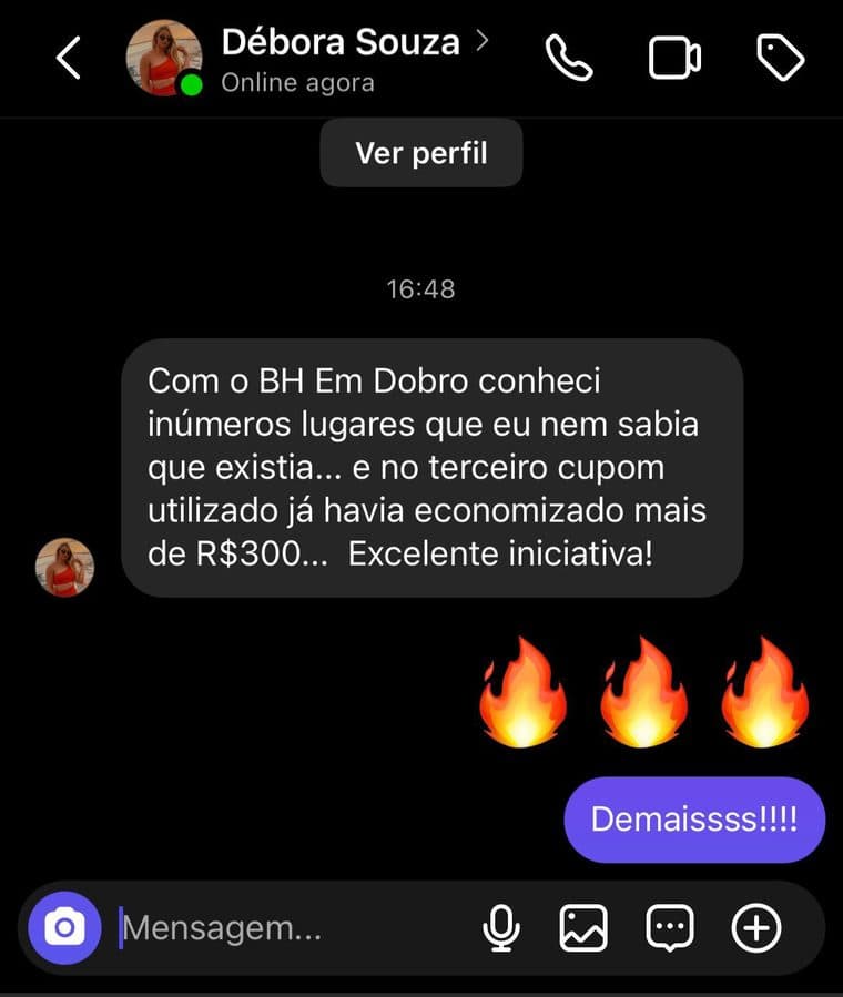 Depoimento de Débora Souza — Vitória em Dobro